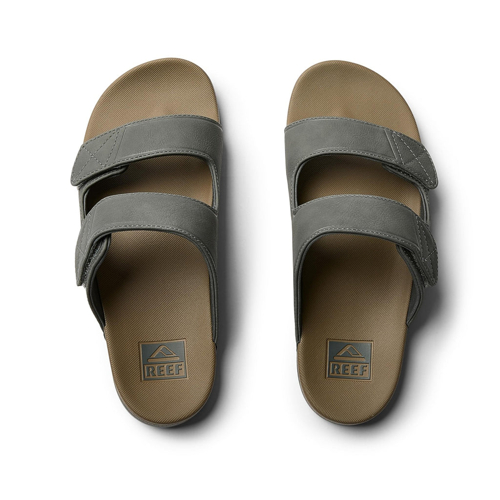 Men's REEF Cushion Tradewind SL Slides, Adjustable Vegan Straps, 9