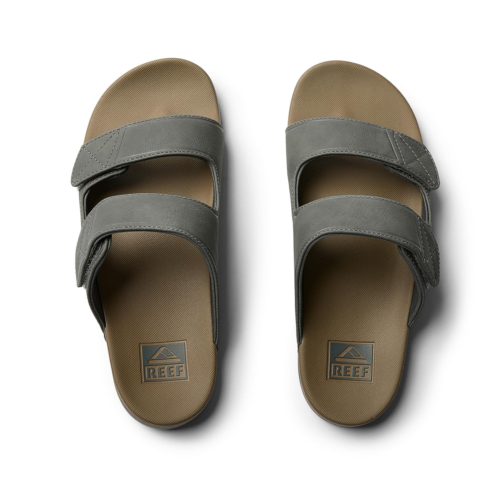 Men's REEF Cushion Tradewind SL Slides, Adjustable Vegan Straps, 9