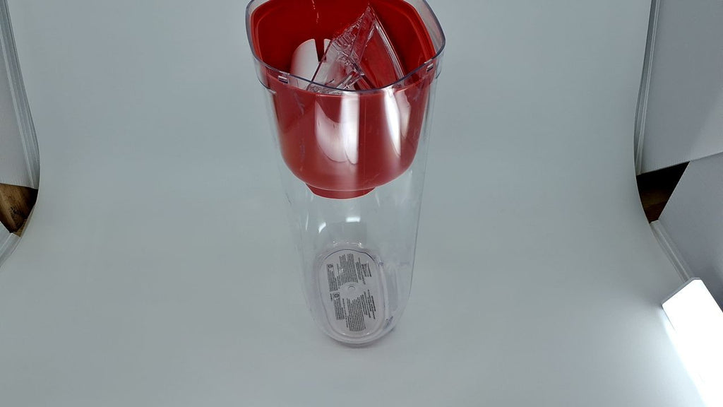 Brita Water Filter Pitcher, 6-Cup Capacity, Red, BPA-Free, Standard Filter