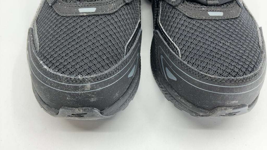 Skechers Men's Go Run Consistent Sneaker, Black/Charcoal, 11.5 X-Wide