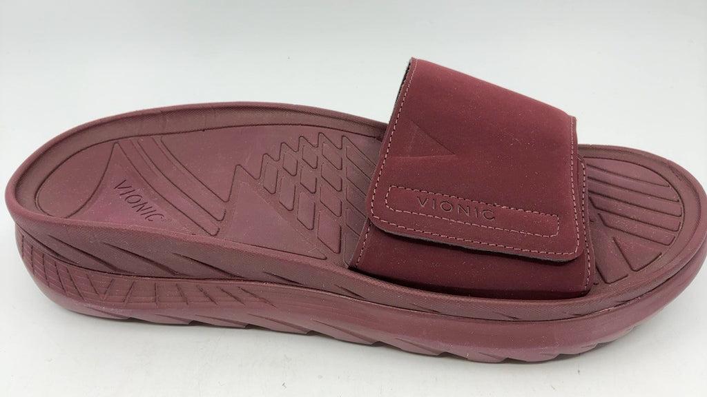 Vionic Unisex Rejuvenate Sandal Port Wine Burgundy 11.5 M/13W