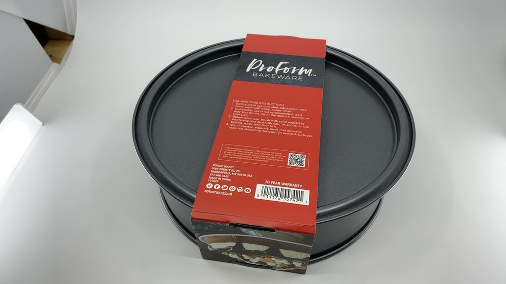 Nordic Ware Pan Springform, 9 Inch, Charcoal