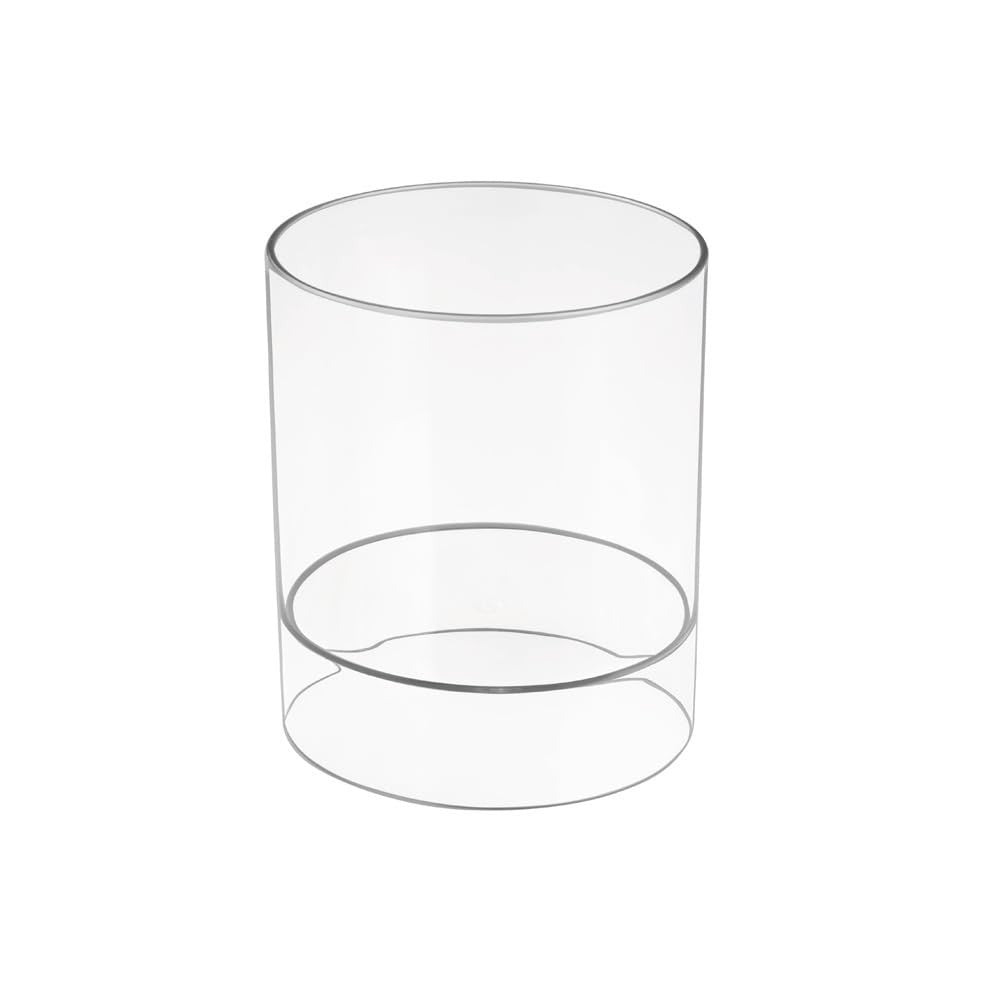 iDesign Clarity Hair Accessories Organizer Canister 6x6x7 Clear
