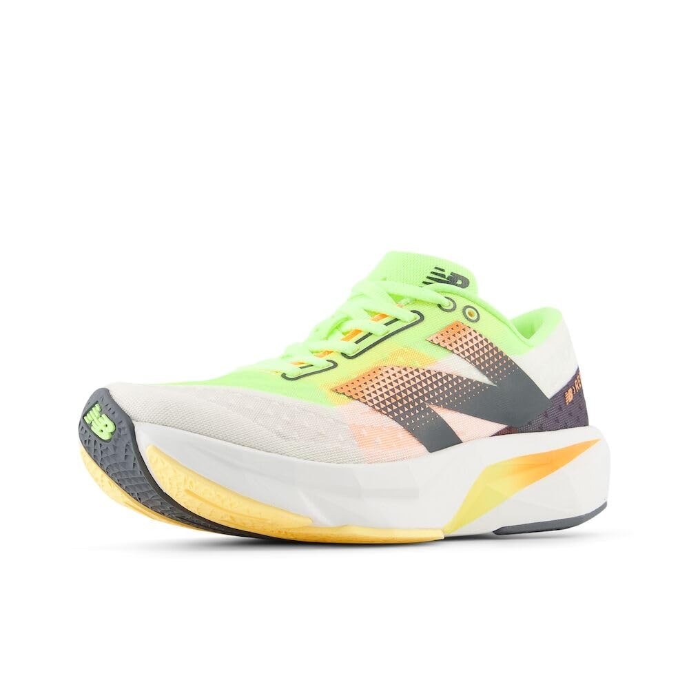 10.5 New Balance FuelCell Rebel V4 Men's Running Shoe White/Bleached Lime
