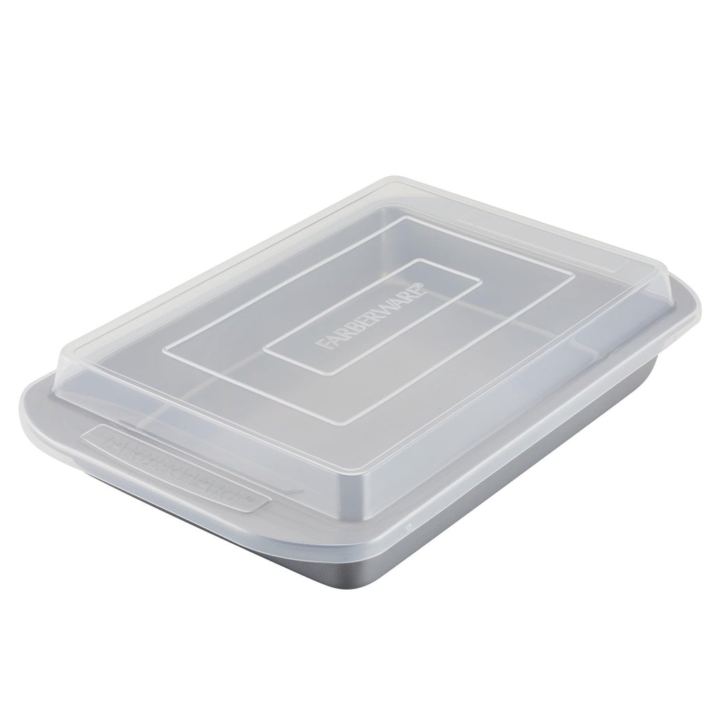 Farberware 9" x 13" Nonstick Baking Pan w/ Lid - Gray