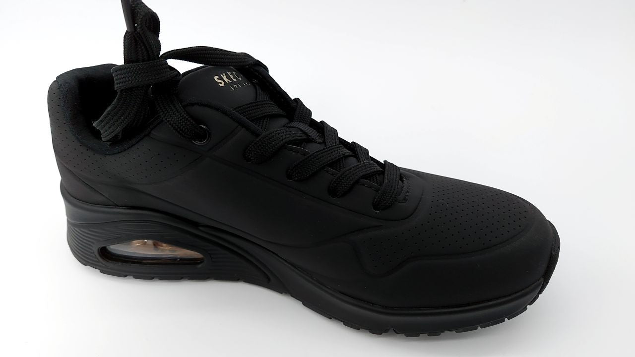 Skechers Women's Uno Stand On Air Sneakers Black/Black 8 Wide