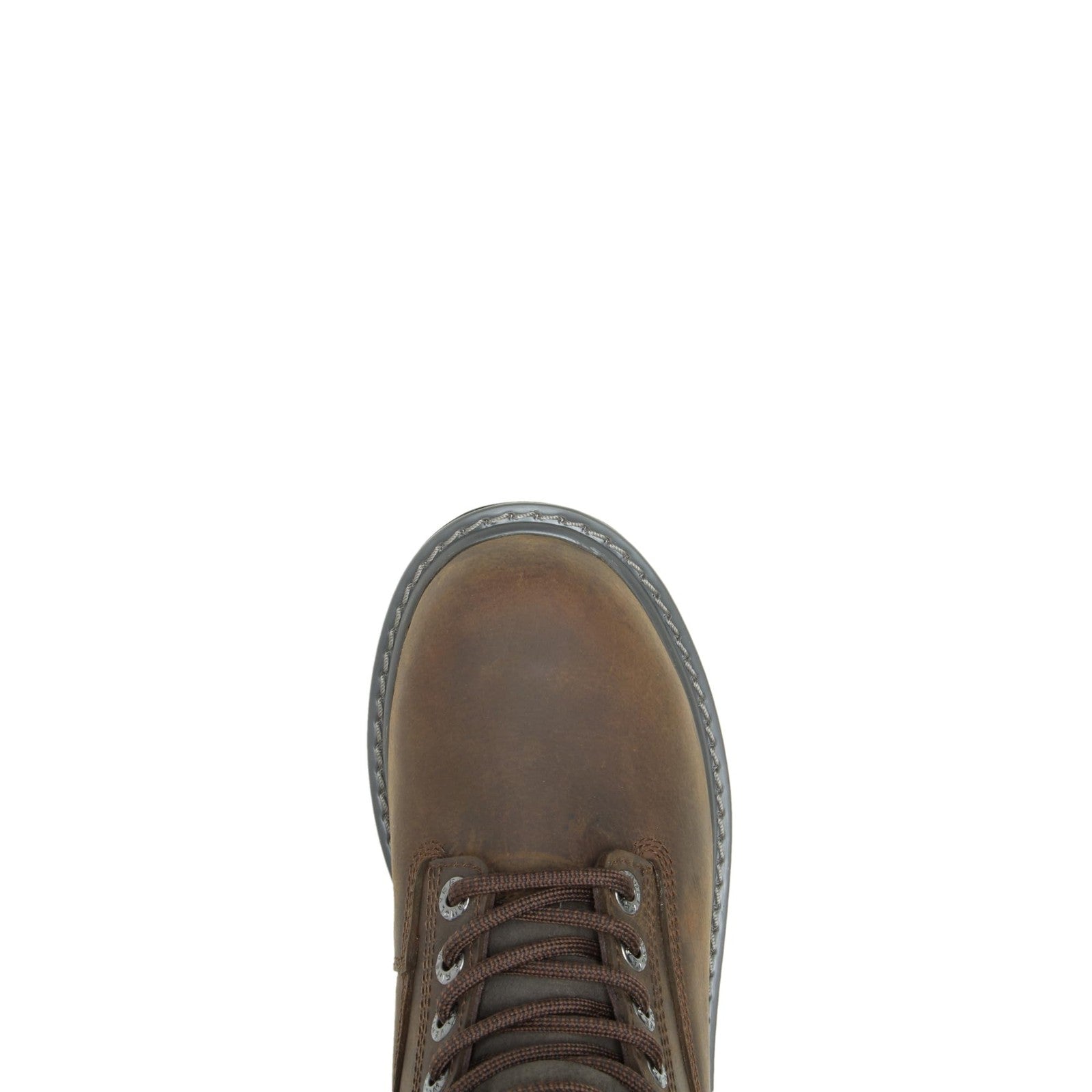 Wolverine Women's Floorhand Steel-Toe 6" Waterproof Work Boot, Dk Brown, 5