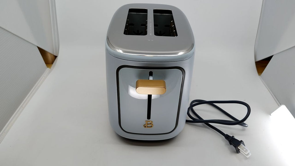 Elegant 2-Slice Toaster Hydrangea w/ Touch Display & Gold Accents