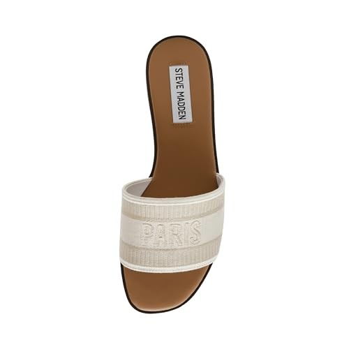 Steve Madden Women's Knox Sandal, Natural, 8.5