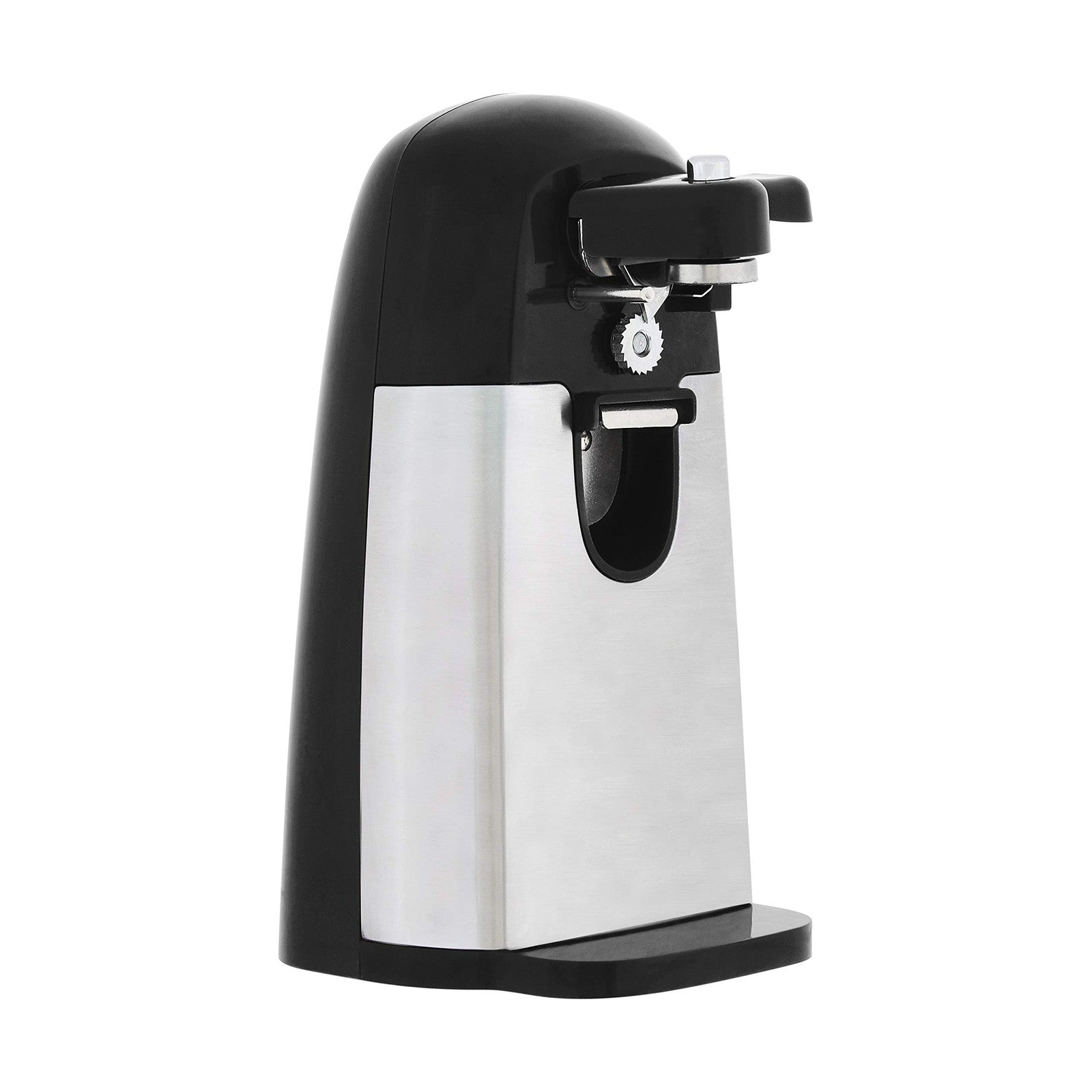 3-In-1 Electric Can Opener & Knife Sharpener, Black, Stainless Steel