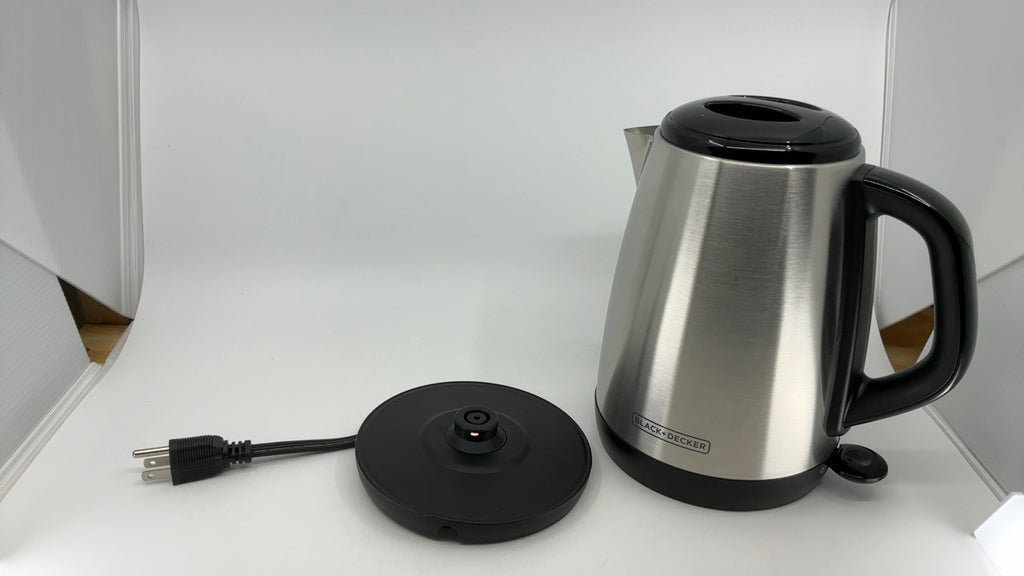 1.7L Cordless Electric Kettle, Rapid Boil, Auto Shutoff, Stainless Steel