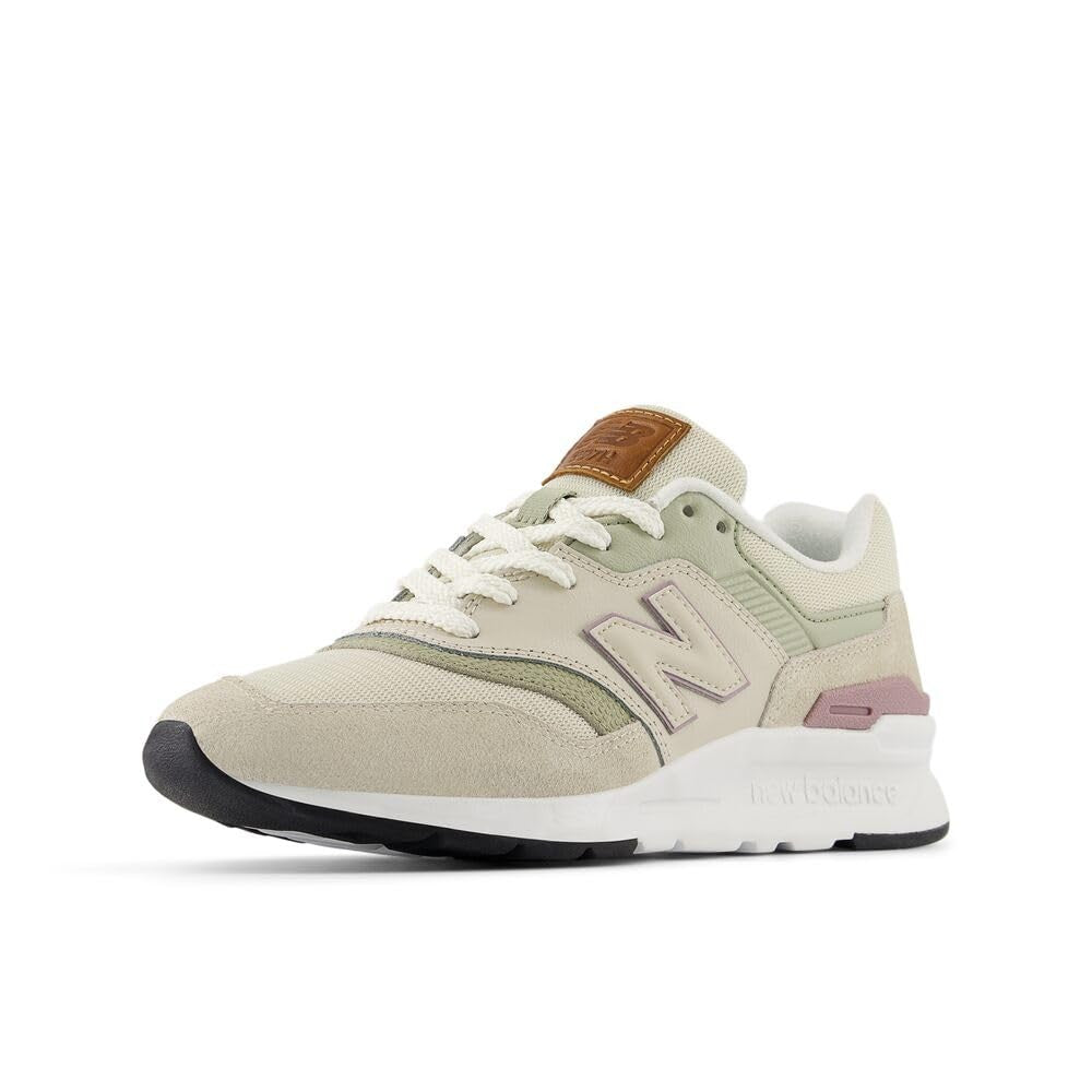 New Balance Women's 997H V1 Sneaker, Timber Wolf/Olivine/Ice Wine, 7.5 M