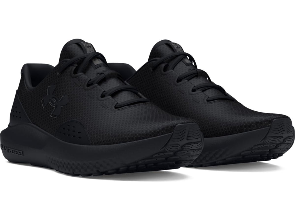 Under Armour Men's Charged Surge 4, (002) Black/Black/Black, 13, US