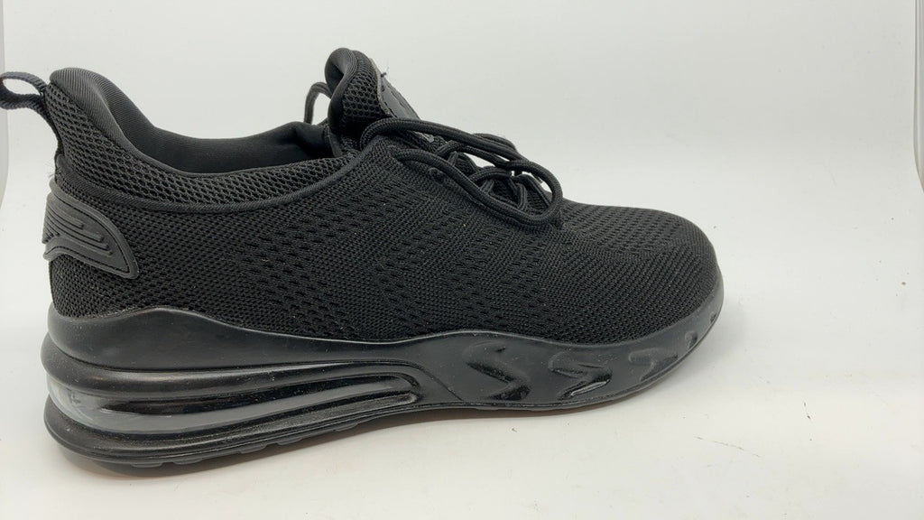 Womens 10W Black Slip On Work Shoes Non Slip Sneakers by LARNMERN