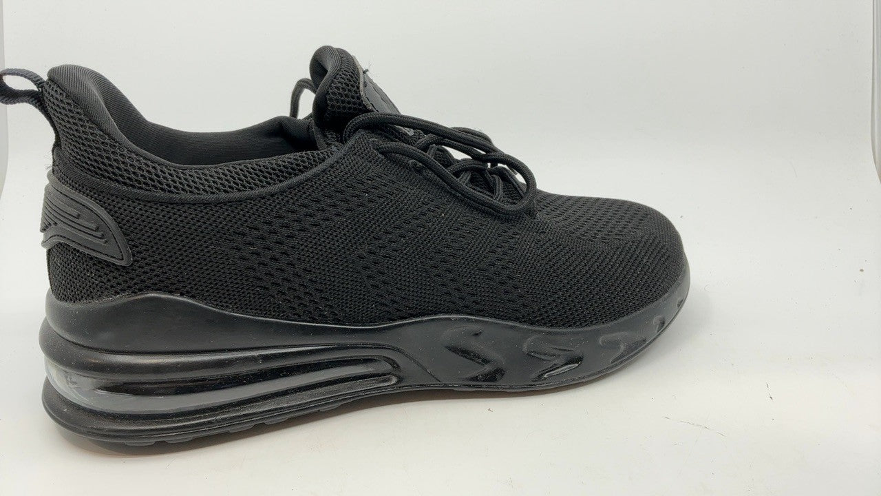 Womens 10W Black Slip On Work Shoes Non Slip Sneakers by LARNMERN