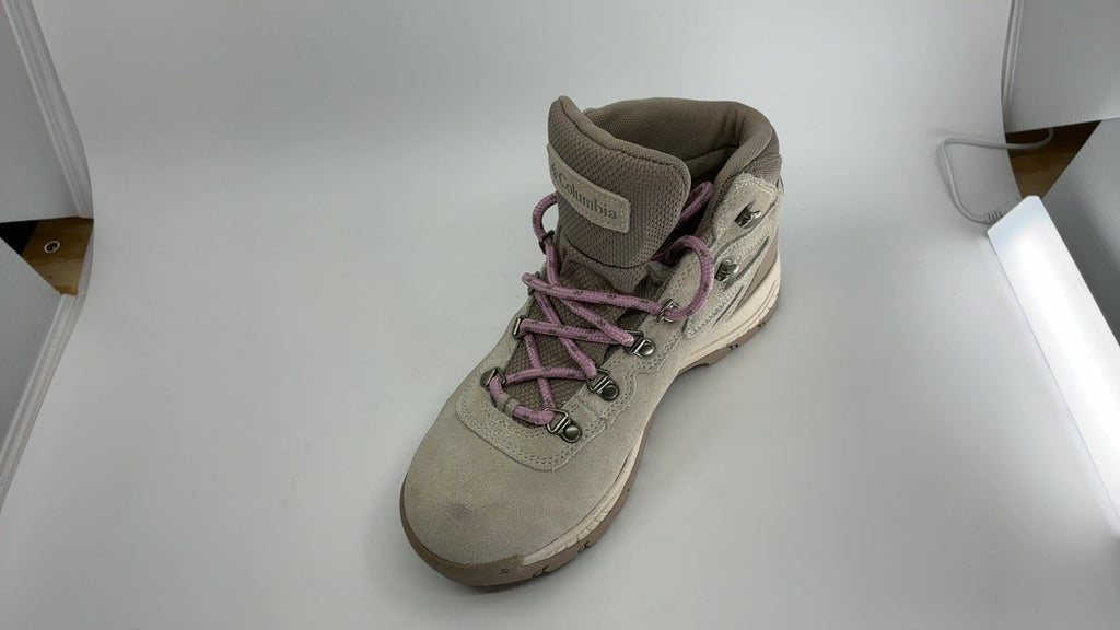 Columbia Women's Newton Ridge Plus Waterproof Amped, 2024 Dark Stone/Cosmos, 7