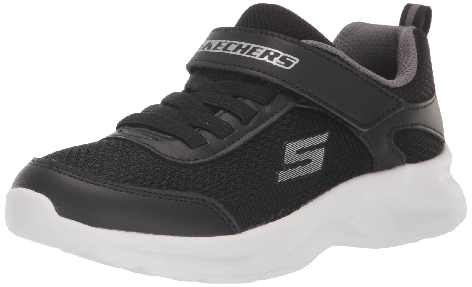 Skechers Unisex-Child Dynamatic, Black1, 13.5 Little Kid