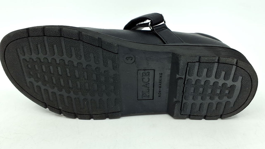 Girls Black Uniform Shoes, Size 3 Big Kid, Closed Toe Maryjane Flats
