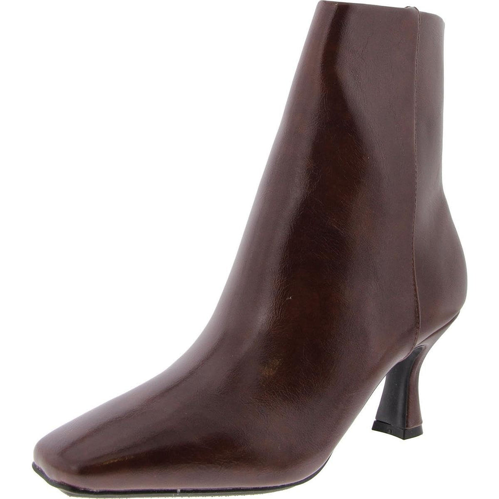 Anne Klein Women's Pablo Ankle Boot, Cognac, 9 M