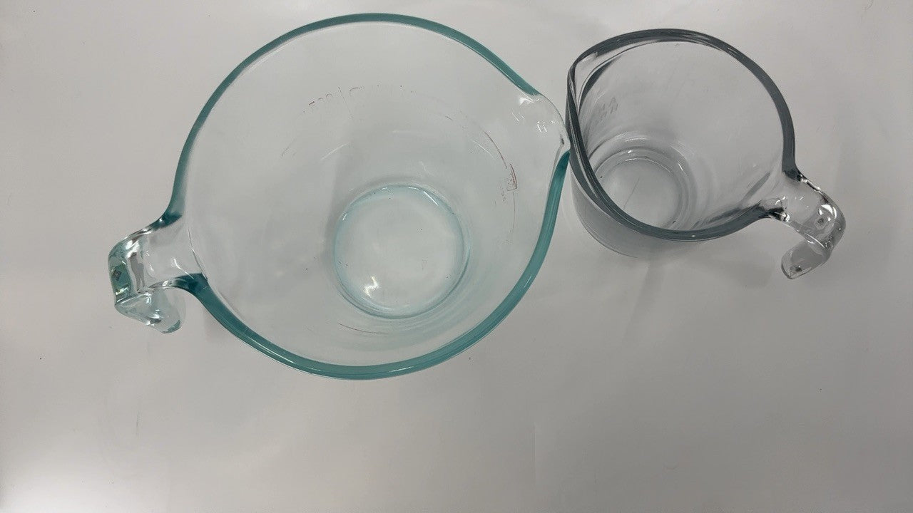 Pyrex Essentials 2 Cup Measuring Set, Glass, Dishwasher & Microwave Safe
