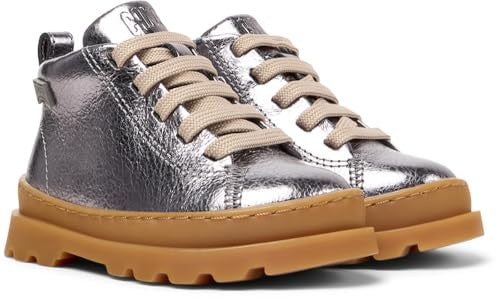 Camper Kids Baby Modern Ankle Boot, Dark Gray, 8 US Unisex Infant