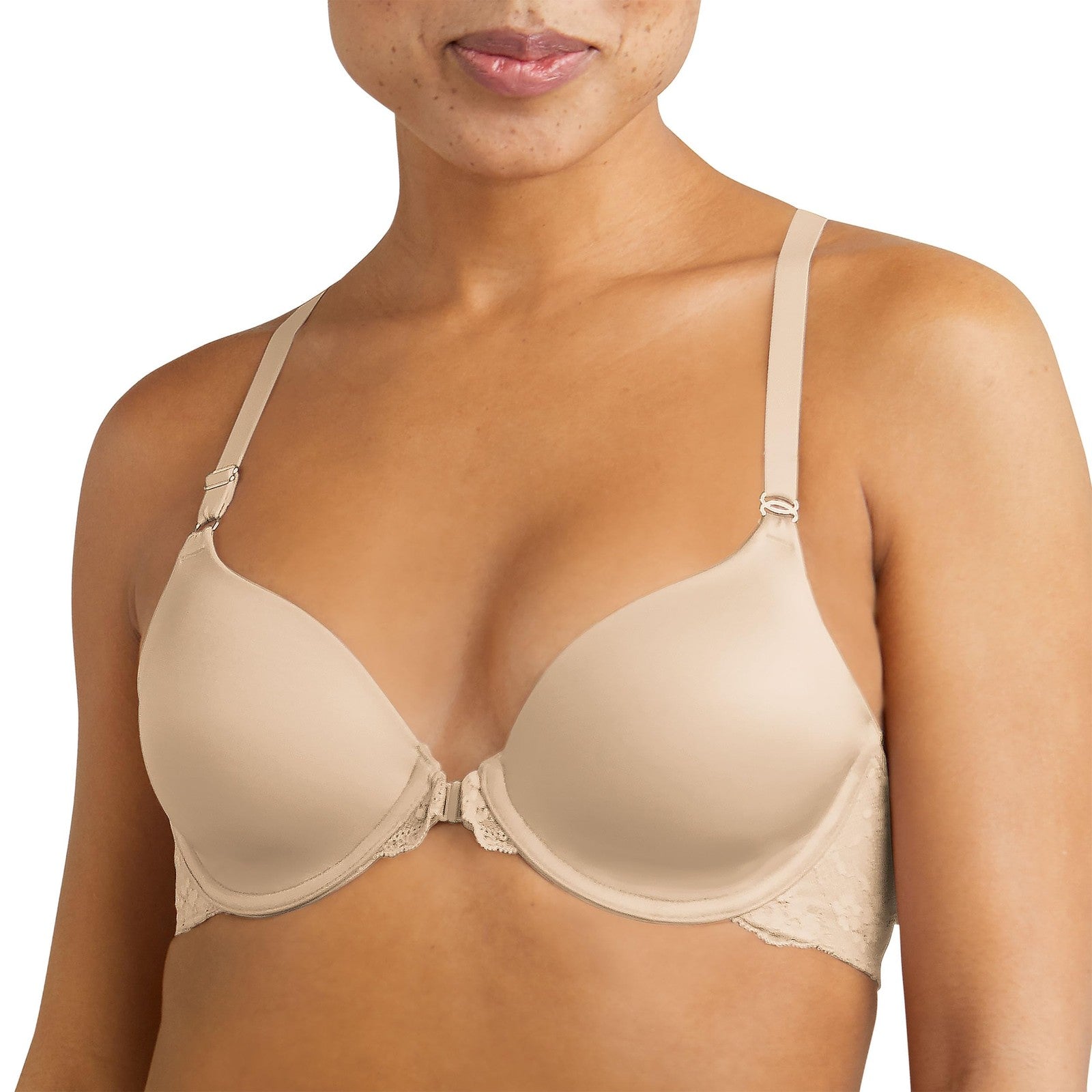 Maidenform One Fab Fit 42B T-Shirt Bra, Racerback, Latte Lift