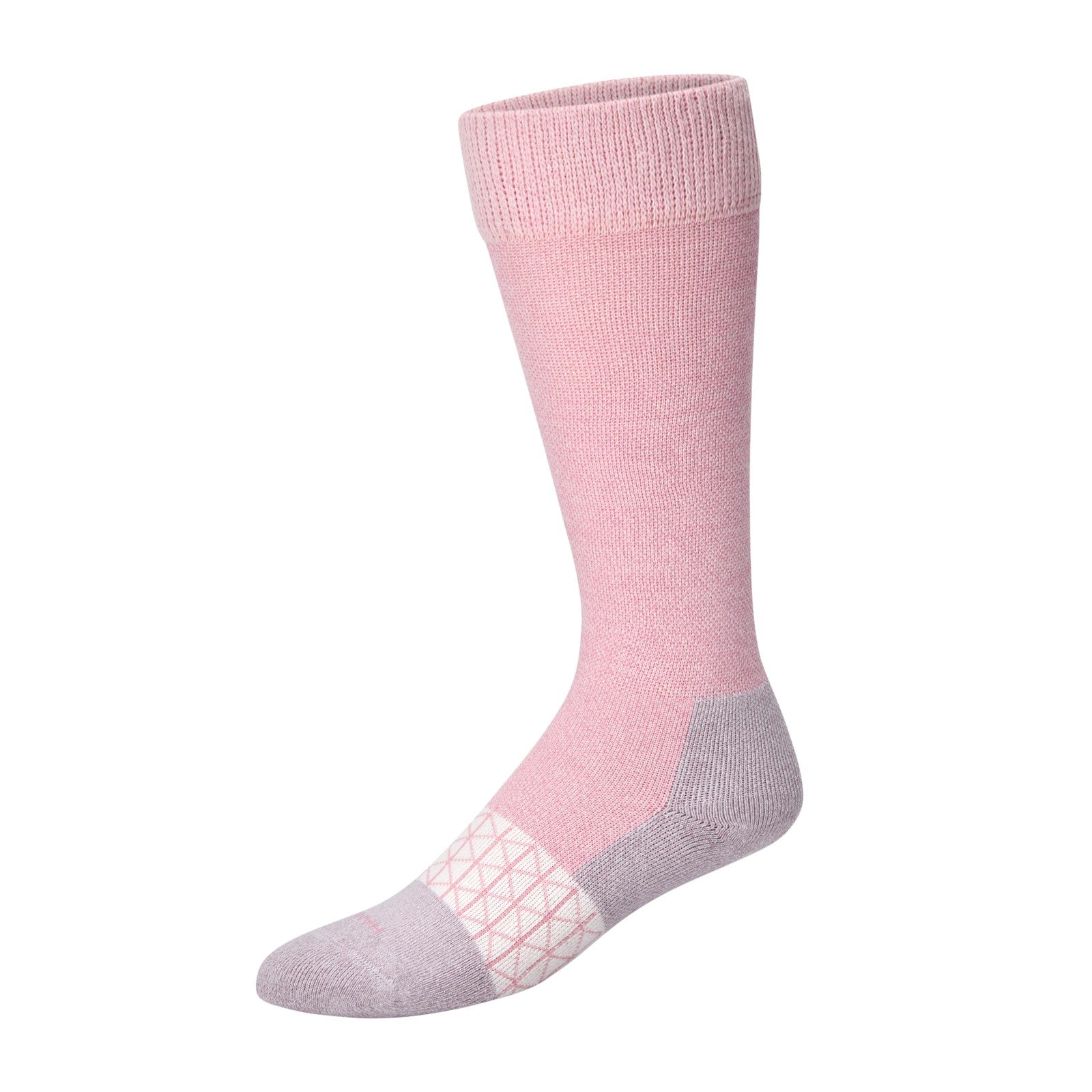 Hanes Women's 3-Pack Mild Compression Socks, Over-The-Calf, Pink/Tan/Green