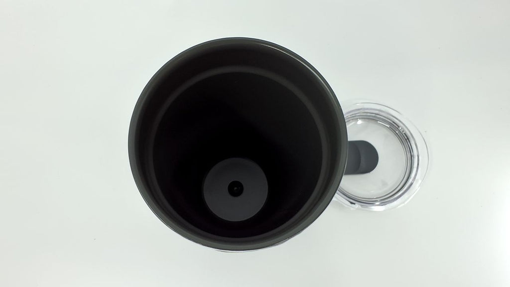 Ceramic Coated 20 oz Insulated Tumbler w/ Wide Mouth Charcoal Terrazzo