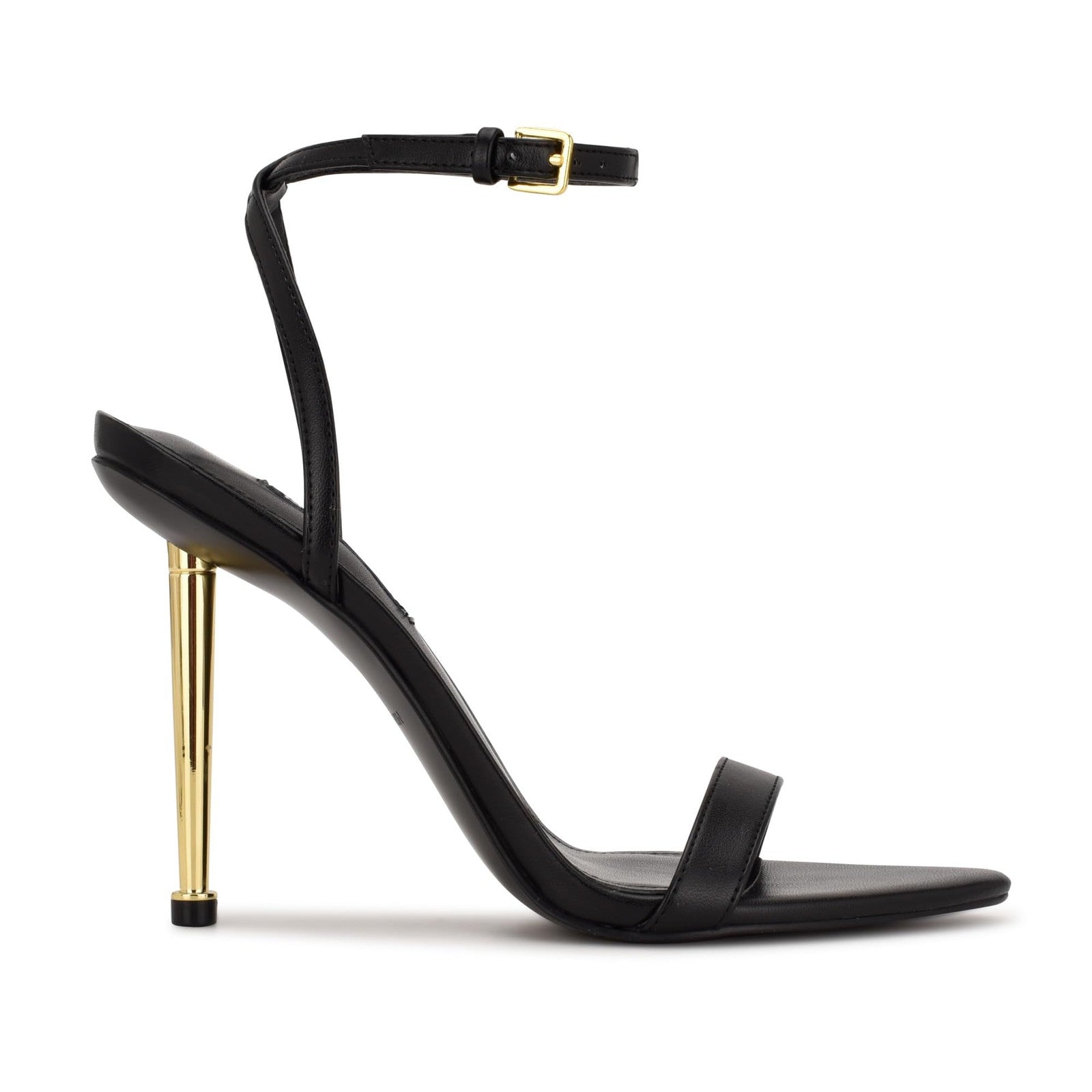 Nine West Women's Reina3 Heeled Sandal, Black, 7.5