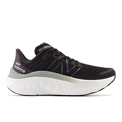 New Balance Women's Fresh Foam X Kaiha Road V1, Black/Silver Metallic, 6.5