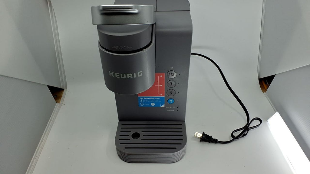 Keurig K-Iced Essentials Gray Iced and Hot Single-Serve K-Cup Pod Coffee Maker