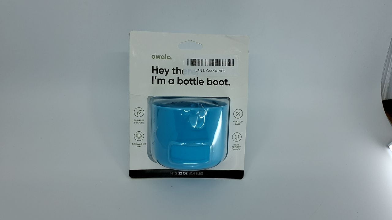 Bright Blue Owala Silicone Boot for 32 Oz Water Bottle, Protective Sleeve