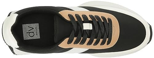 DV Dolce Vita Womens Bettie Sneaker, Black White, 5.5 US