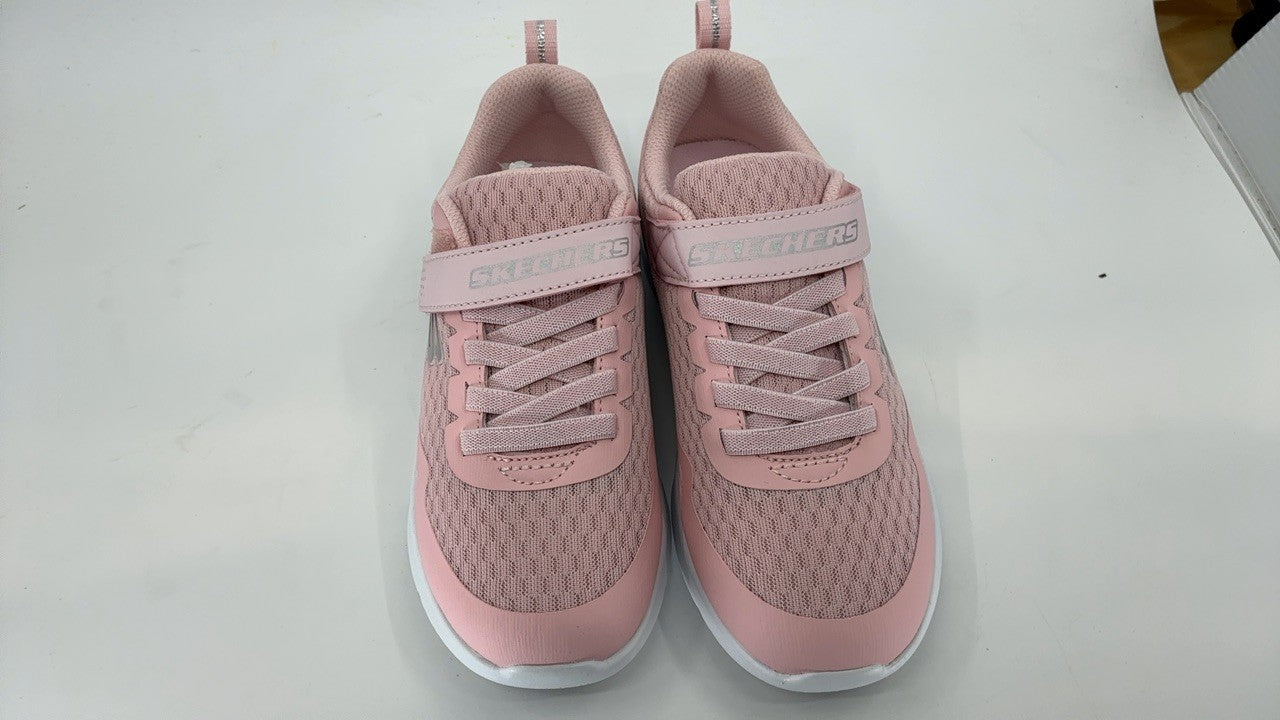 Skechers girls Microspec Max Sneaker, Light Pink, 3 Little Kid US