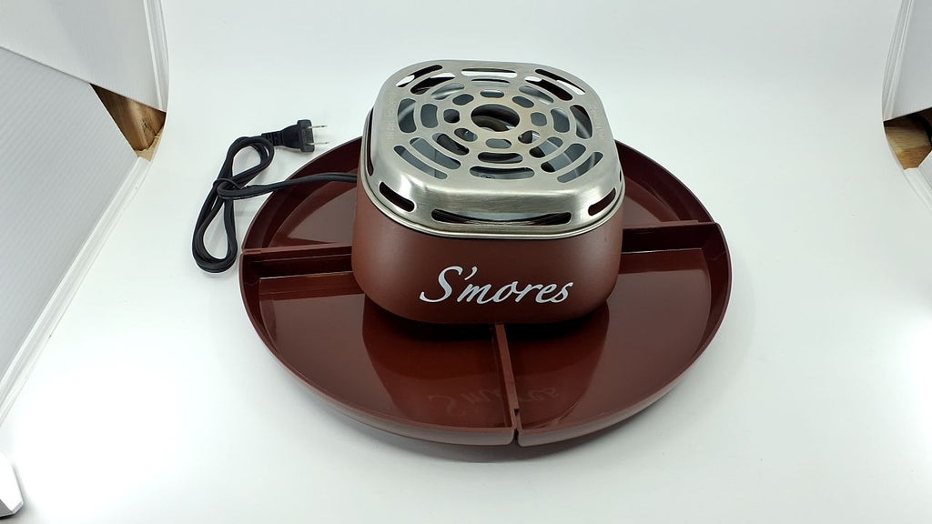 Brown Electric S'mores Maker - Indoor Kit w/ 4 Trays & Roasting Sticks