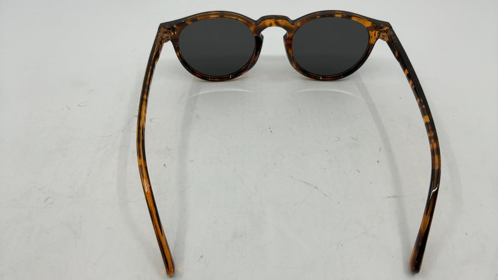 Vintage Style Round Sunglasses 46mm Unisex Gray Lens Tortoise Frame