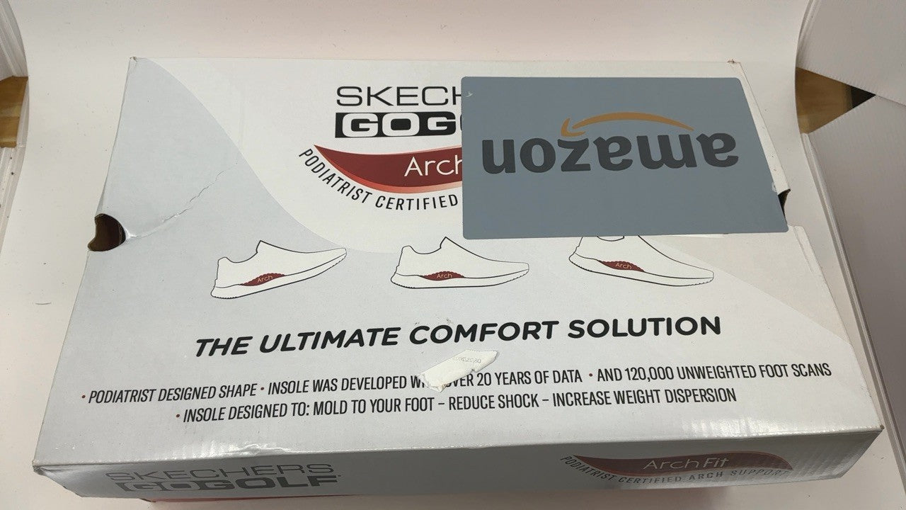 Skechers Max 2 Arch Fit Golf Shoe 11 Waterproof Spikeless White/Navy