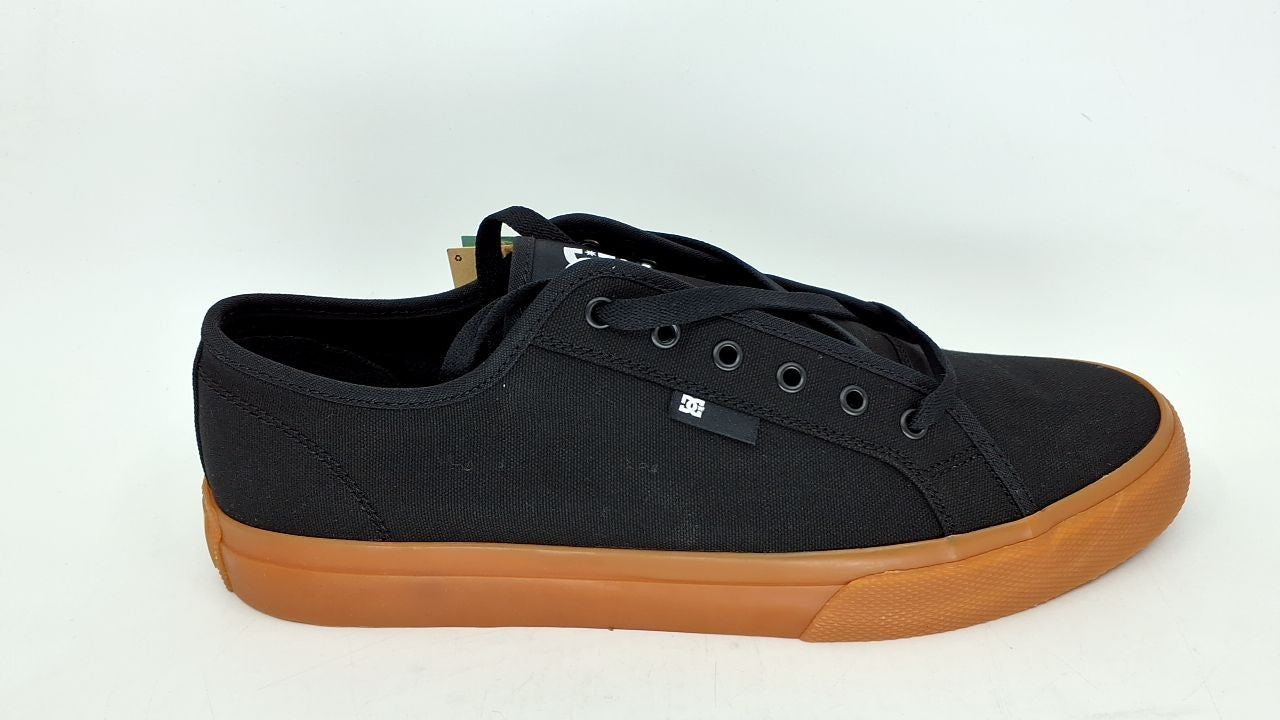DC mens Manual Skate Shoe, Black/Gum, 12 US