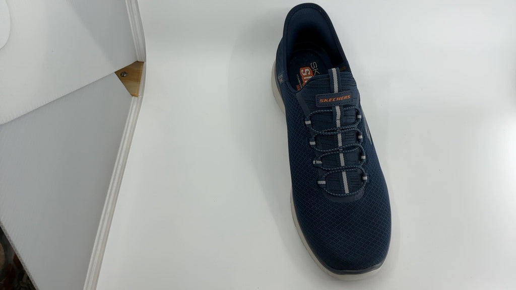 Skechers Men's Summits High Range Hands Free Slip-in Sneaker, Navy, 12 Wide