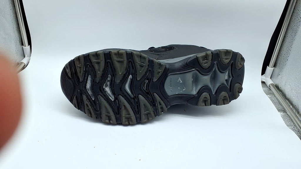 Skechers Cankton Steel Toe Work Shoe 13W Black/Charcoal Memory Foam