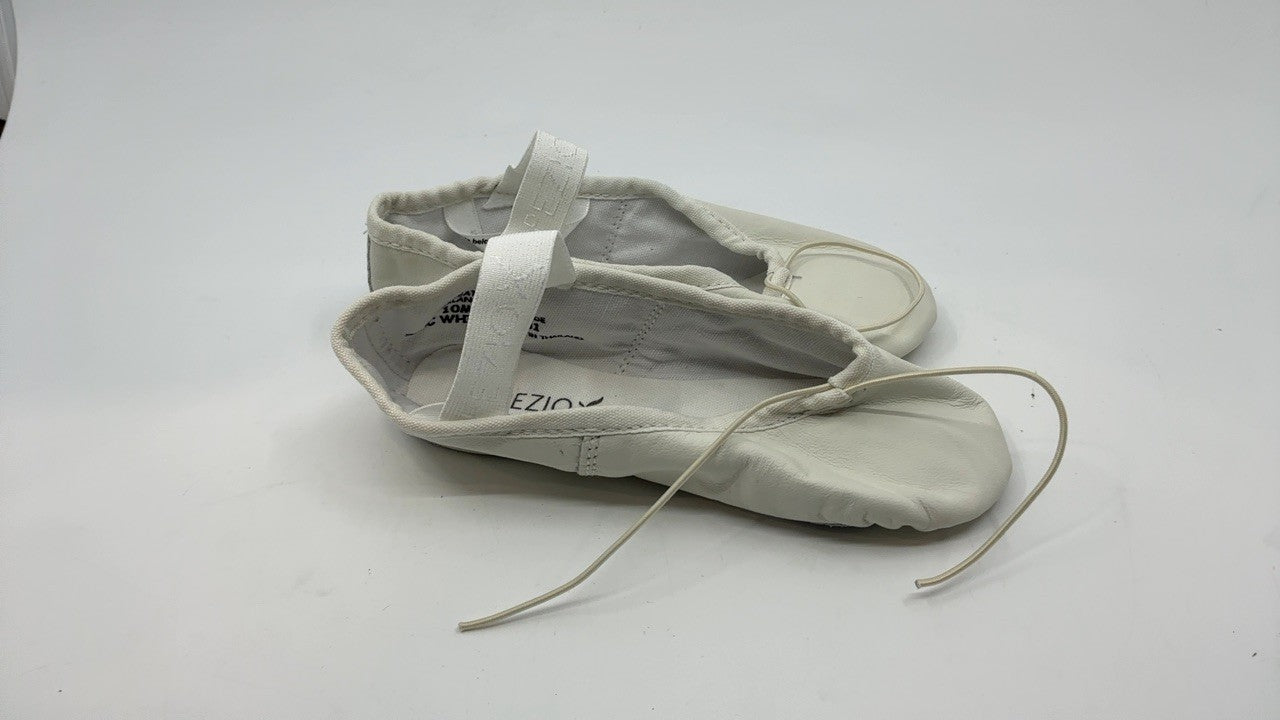 Daisy 205 Ballet Shoes by Capezio, White, Size 10.5 Little Kid