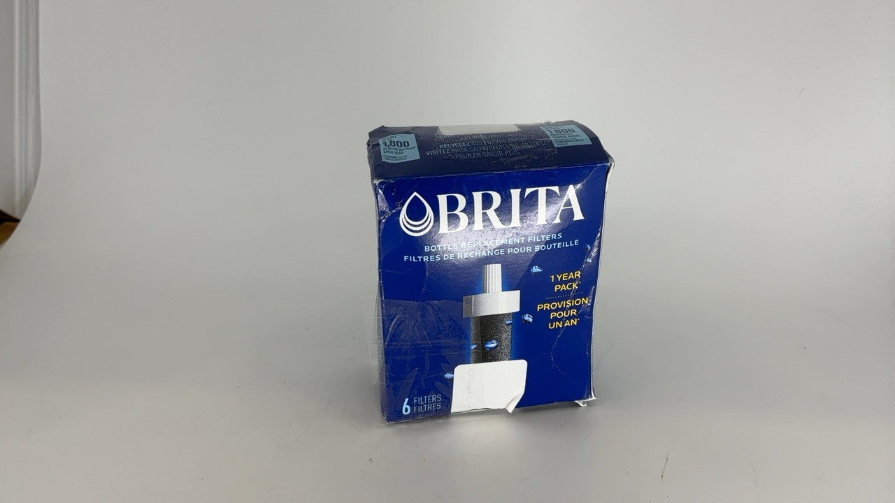 BPA-Free Brita Water Bottle Filters, 6 Pack, Replaces 1,800 Plastic Bottles