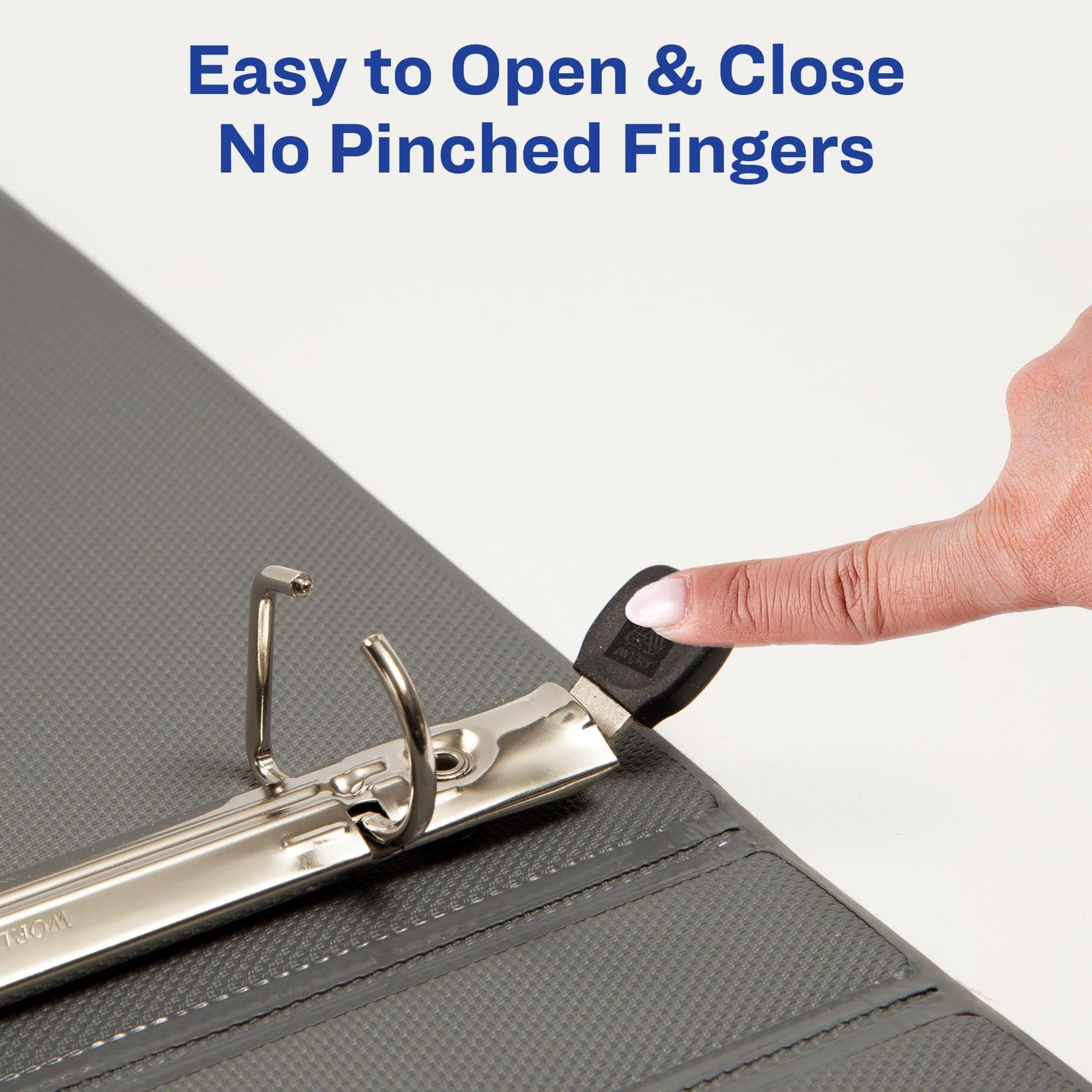 Avery 1" Black Heavy-Duty View Binder, Slant Rings, Holds 8.5" x 11"