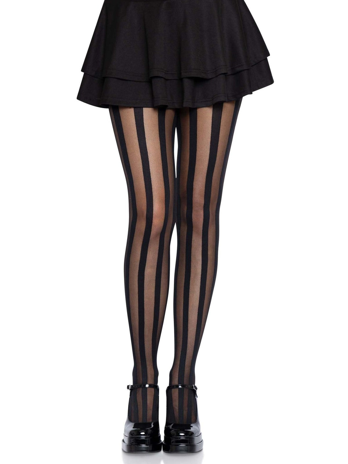 Leg Avenue womens Alt Fashion Patterned Tights for Women Stripes One Size