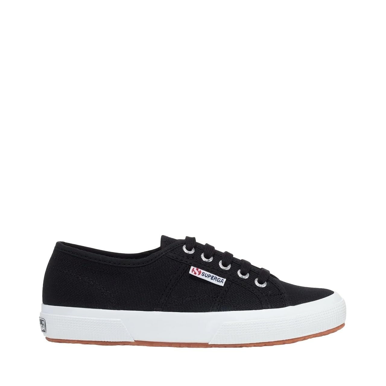 Superga 2750 COTU Classic Sneaker Black/Full White EU38 (Men's 5.5, Women's 7) M