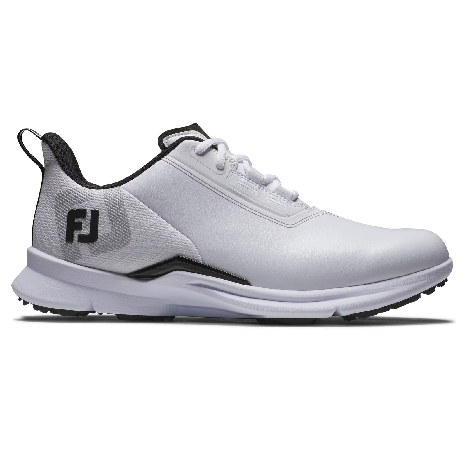 FootJoy Men's FJ Fuel Golf Shoe, White/White/Black, 13 Wide
