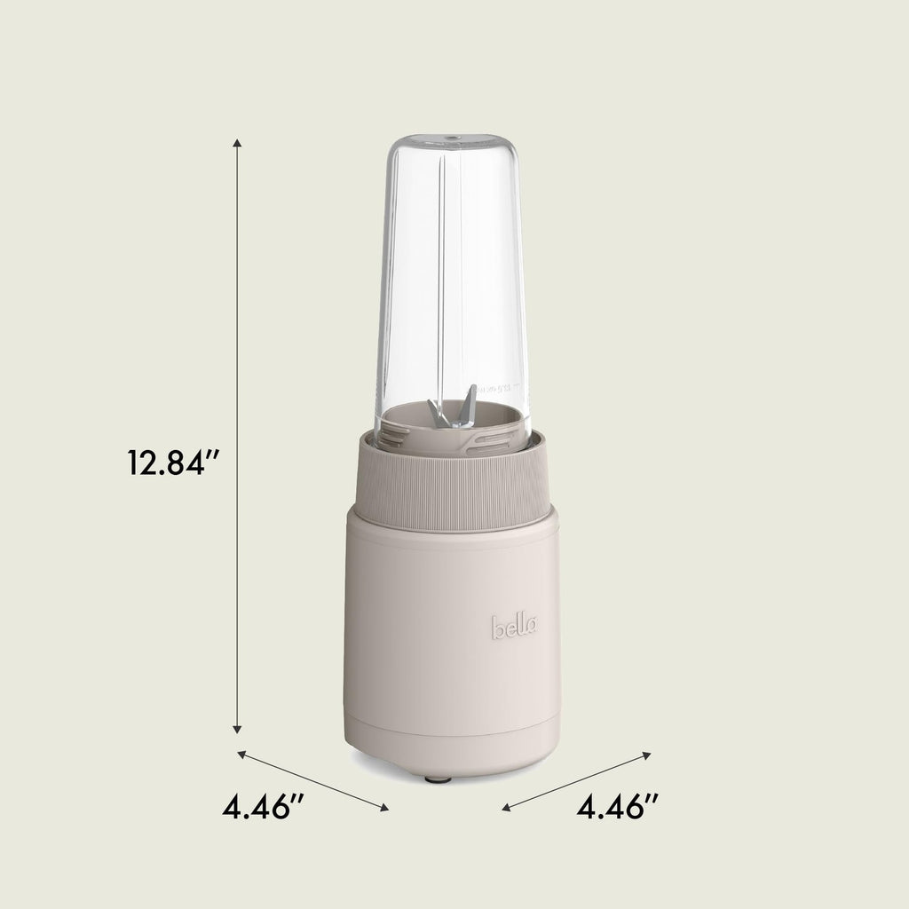 Bella 6 Pcs Rocket Blender Set, 240W, Oatmilk, BPA Free, Easy Clean