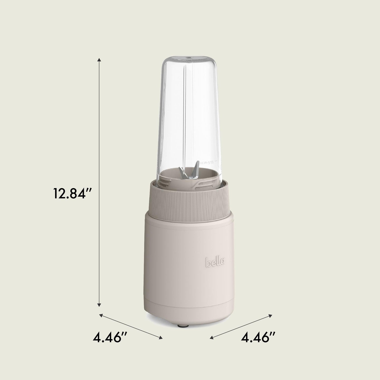 Bella 6 Pcs Rocket Blender Set, 240W, Oatmilk, BPA Free, Easy Clean