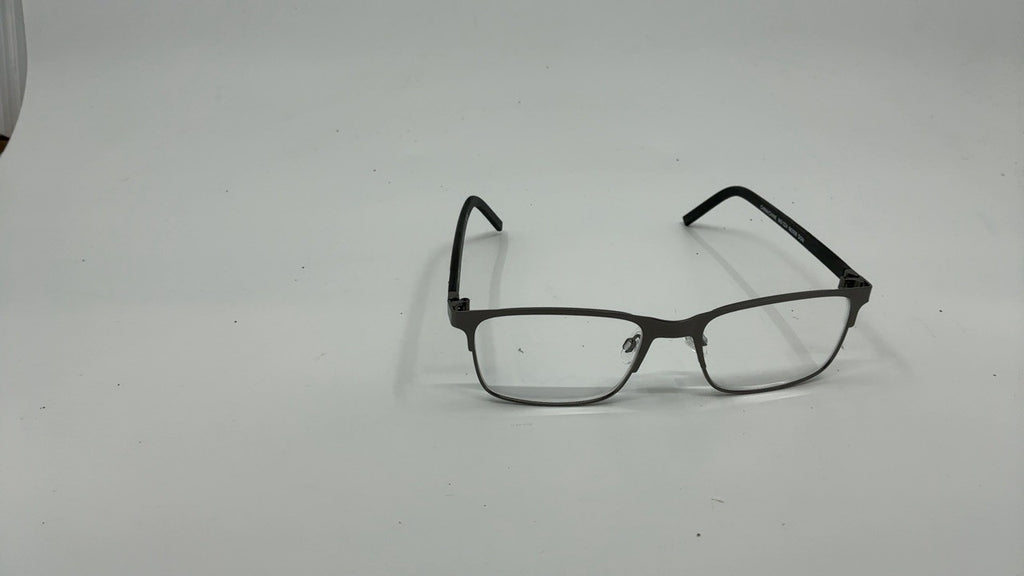 IRONMAN Men's Endeavor Square Reading Glasses, Black, 54 mm + 2.5