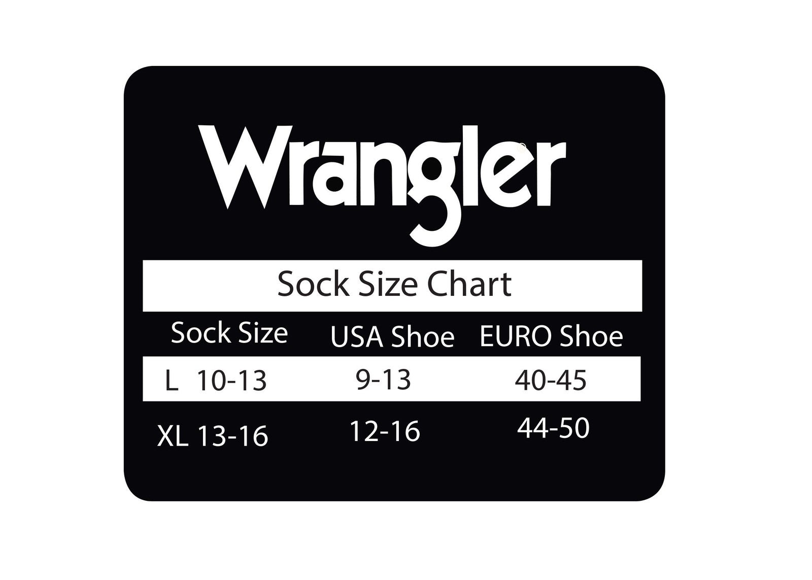 Wrangler Riggs Men's Work Crew Socks, 4 Pack, Steel Toe, Black, Large